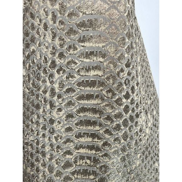 Classiques Entier Snake Print 100% Leather Blazer Jacket Taupe Gold - Picture 9 of 14